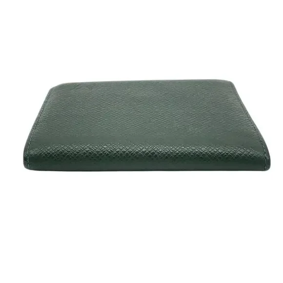 Louis Vuitton Taiga Green3 Cult Card Wallet W/ Dust Bag